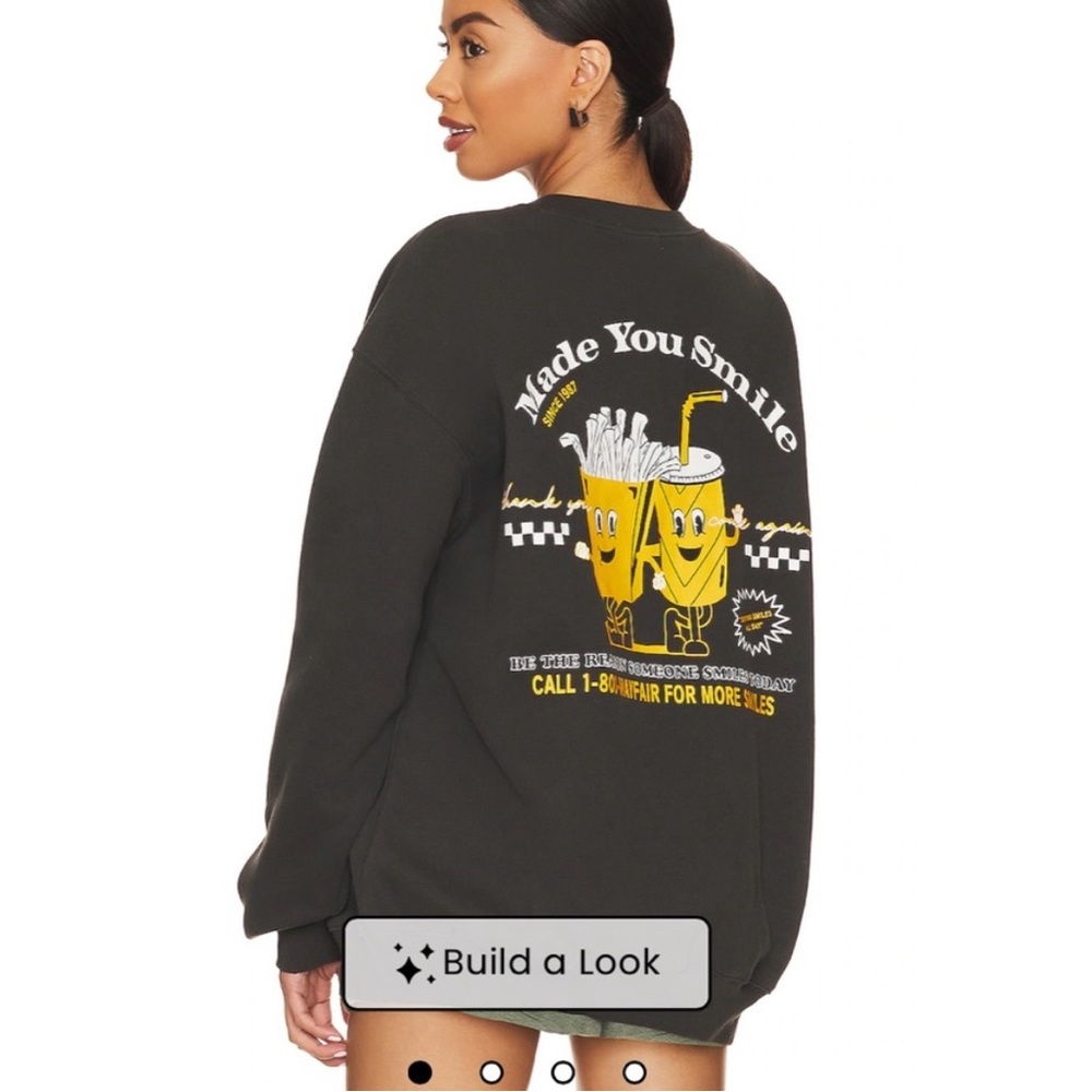 mayfair group “made you smile” crewneck